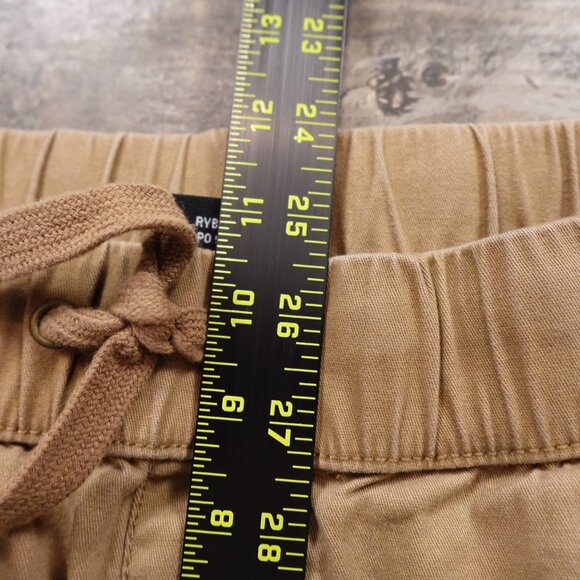 Ring of Fire stretch twill joggers men's medium tan - Picture 6 of 11